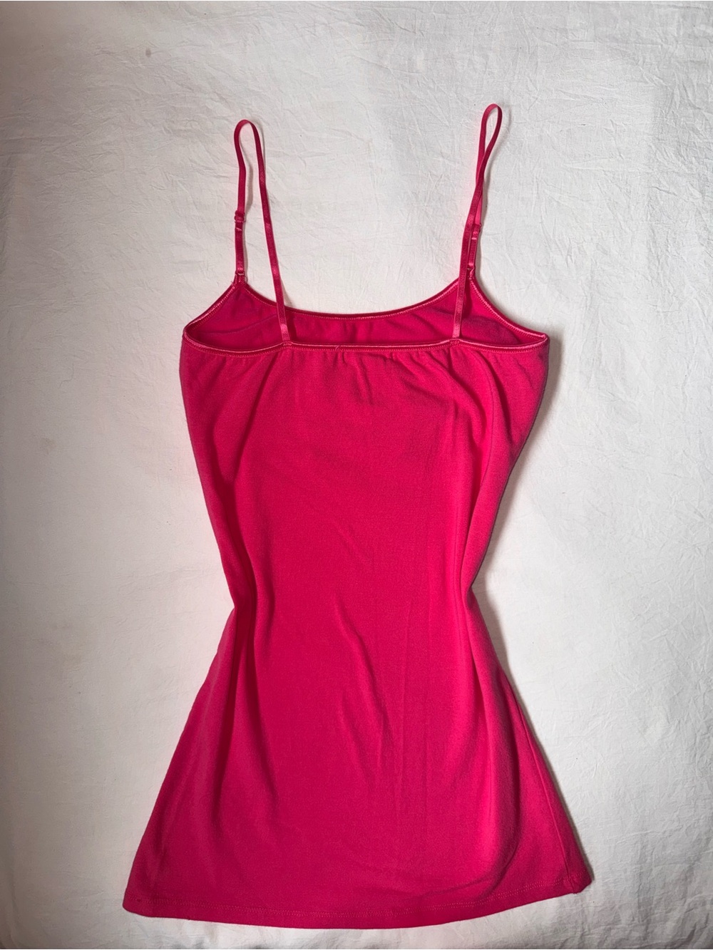 Zenana Outfitters Hot Pink Slip Dress with Spaghetti Straps